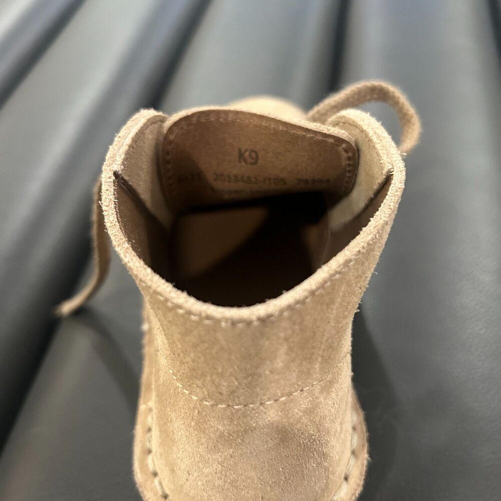 Crewcuts Kids Lace up Suede Ankle Chukka Boots Tan K9 - Picture 5 of 7